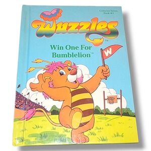 Wuzzles Win One For Bumblelion Book #4 Series 1984 Vintage Walt Disney Hasbro